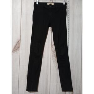 Hollister Jean Legging Womens 0R W24 L29 Black Skinny Stretch Pants Jeggings
